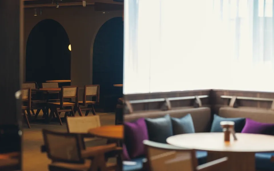 لحظة هدوء في المدينة