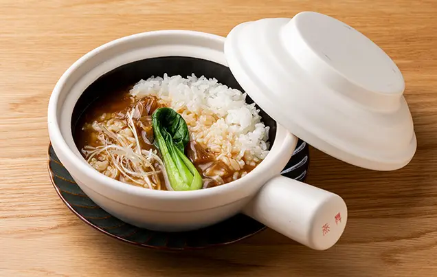 麺飯料理 散翅フカヒレ煮込みあんかけ飯