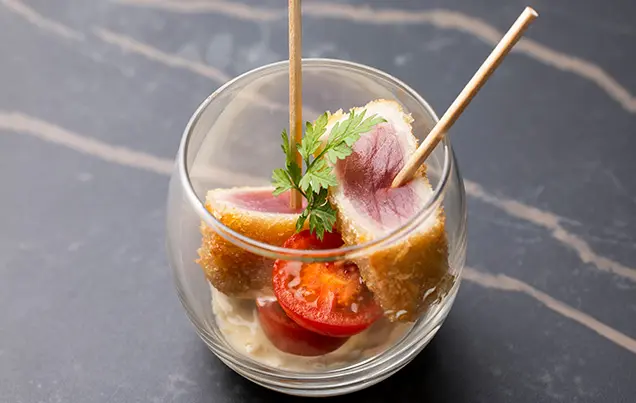 ピンチョス マグロレアカツ