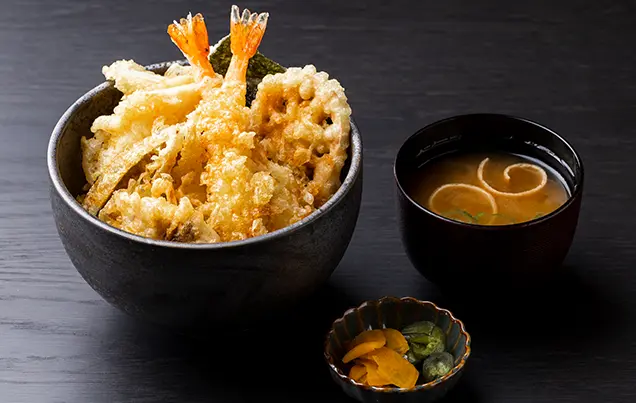 海老と旬菜 上天丼