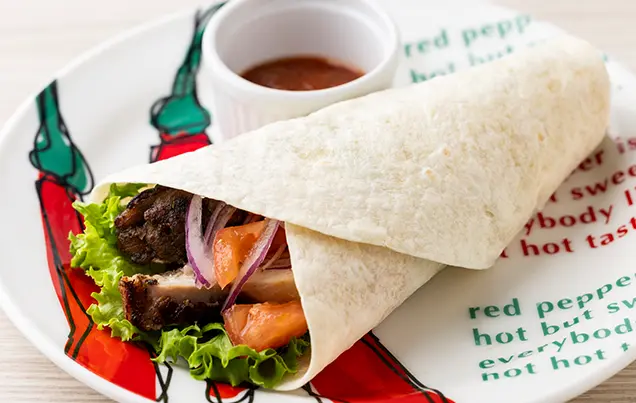 ジャークチキンラップ