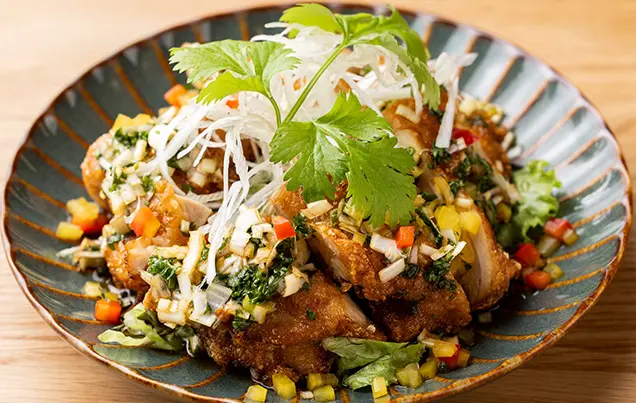 鶏肉料理 若鶏の油淋鶏