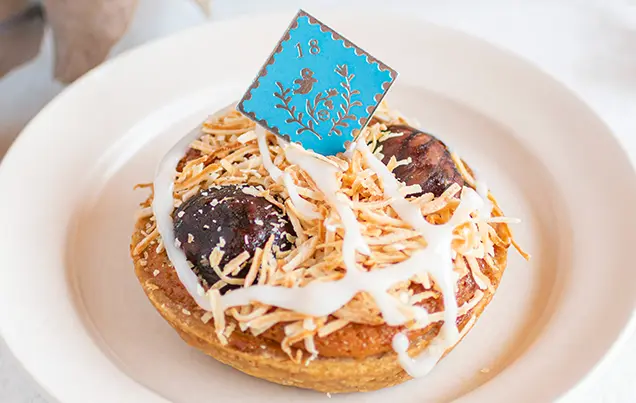 栗とココナッツのタルト