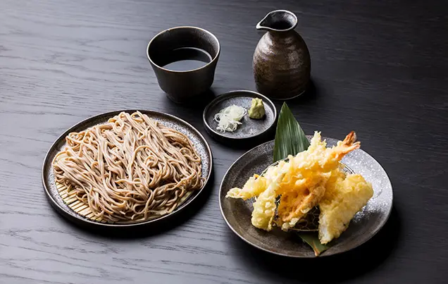 石臼超粗挽き 天せいろ蕎麦