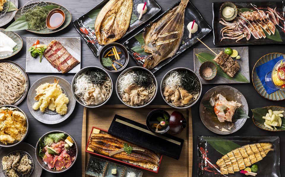 焼き魚を中心に和食メニューも充実