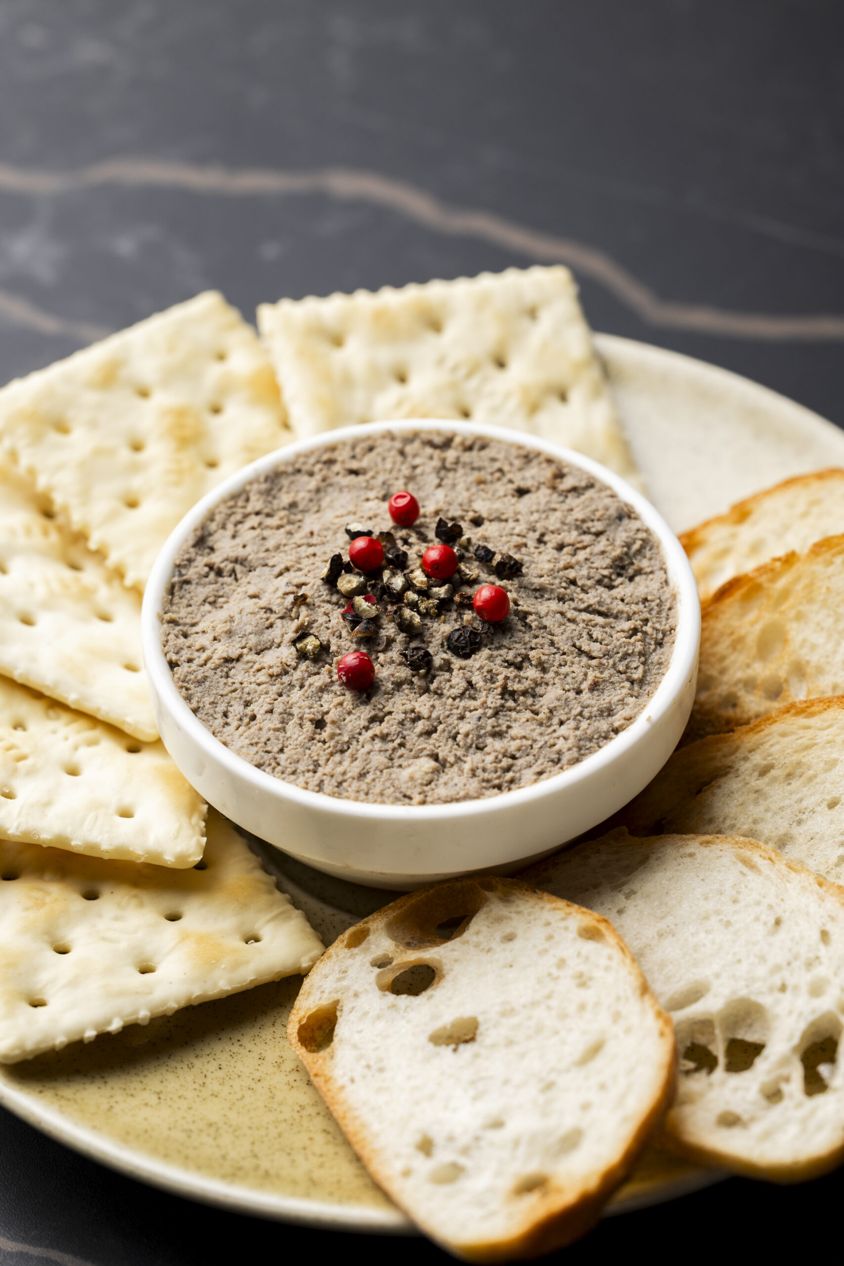 フォアグラと鶏レバーのパテ