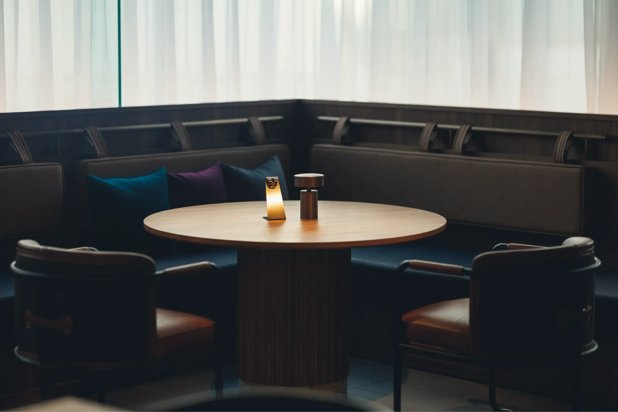 落ち着いた雰囲気で